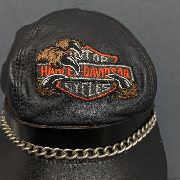 Baseball Cap Vintage Harley Davidson Captain Hat Vintage Harley